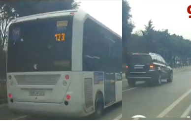 Azadlıq prospektində özlərini "azad" hesab edən sürücülər - VİDEO