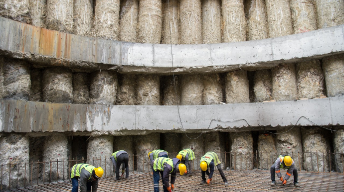 Müşviqabad hövzəsində kanalizasiya kollektorları tikilir - VİDEO 
