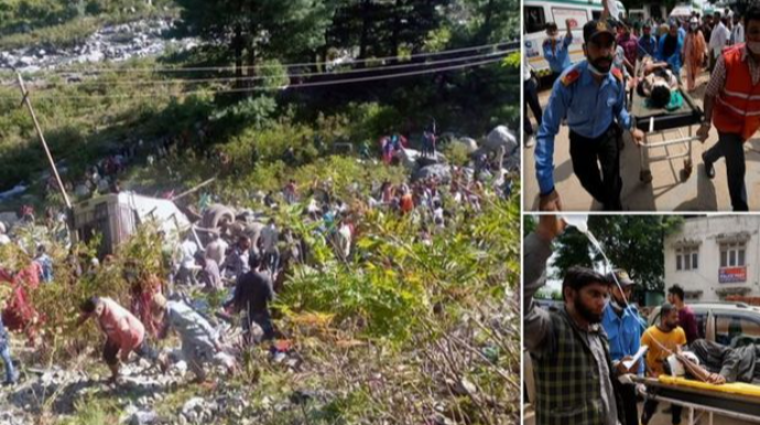 Hindistanda məktəb avtobusu dərəyə aşıb: 16 nəfər ölüb 