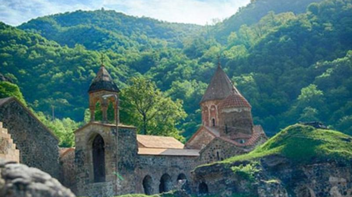 Члены Албано-удинской христианской общины посетили монастырь "Худаван"   - ВИДЕО