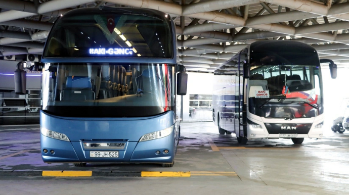 Bakıdan şəhərlərarası daşımalar üzrə avtobus parkının 35 faizi yenilənib 