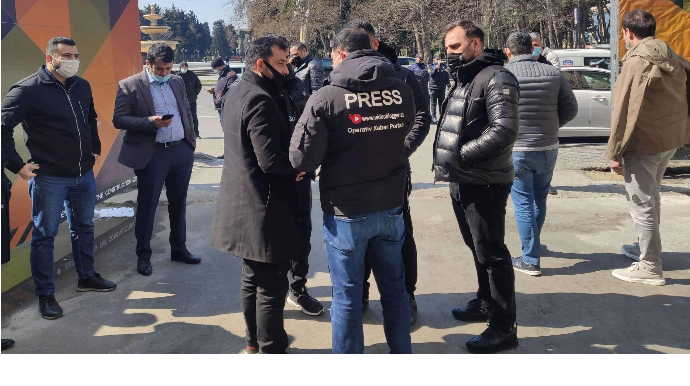 Gömrük Komitəsinin qarşısında ETİRAZ AKSİYASI - Sahibkarlar qan ağlayır - FOTO-VİDEO 