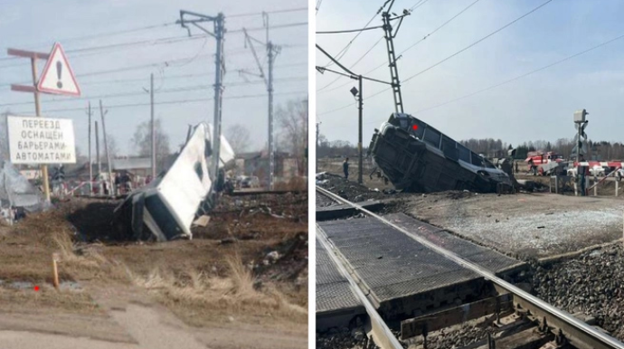 Sürət qatarı sərnişin avtobusu ilə toqquşdu:  8 nəfər ölüb - FOTO 