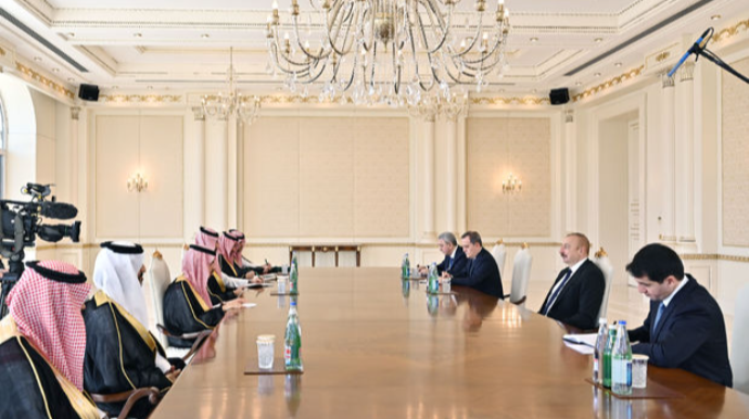 Prezident İlham Əliyev Səudiyyə Ərəbistanı Krallığının xarici işlər nazirini qəbul edib - YENİLƏNİB 