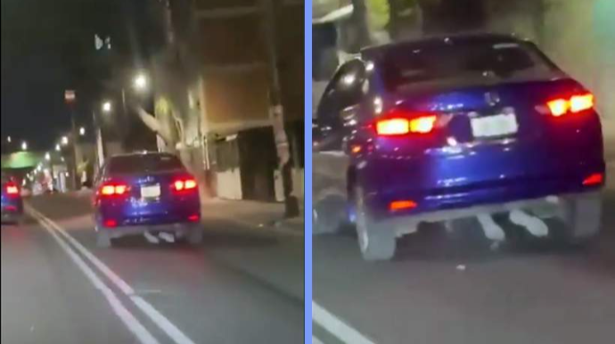 Piyadanı vurub meyitini 1 kilomet sürükləyən sürücü həbs edilmədi - ANBAAN VİDEO 