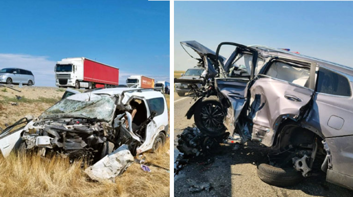 Qayda pozan sürücü ağır qəzaya səbəb oldu: 4 ölü, 4 yaralı - VİDEO 