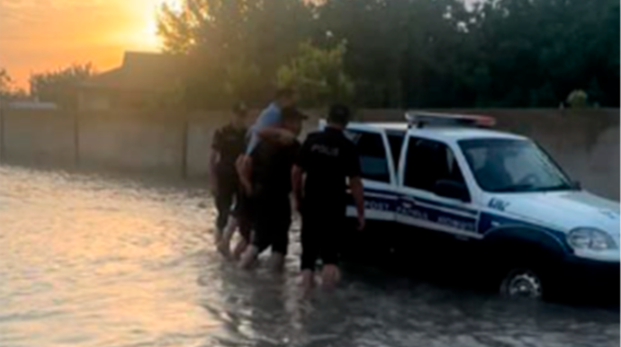 Polis Bərdədə iş başında - Fotolar 