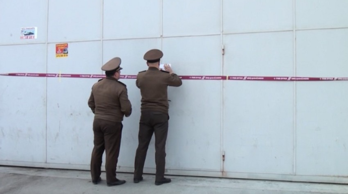 Bakıda yanğın təhlükəli avtoservisin fəaliyyəti dayandırıldı - FOTO - VİDEO