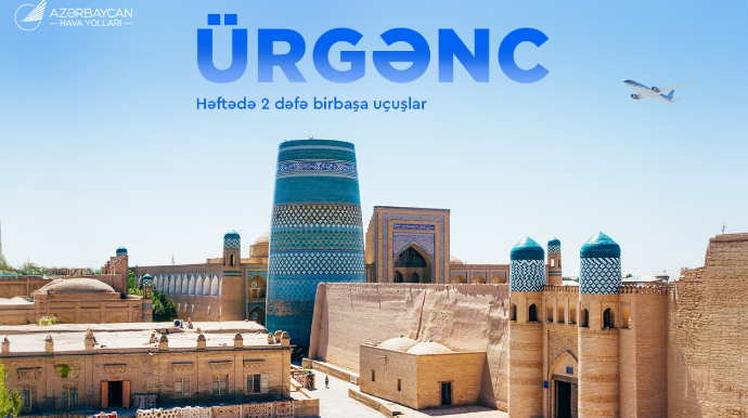 AZAL Ürgəncə müntəzəm uçuşları bərpa edir 