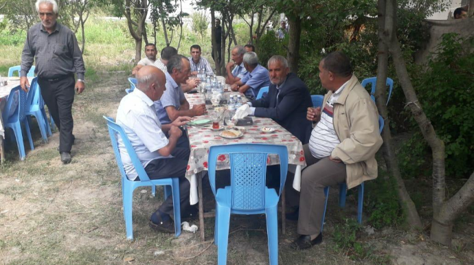 Kürdəmirdə yas mərasimi təşkil edənlər cərimələndi - FOTO