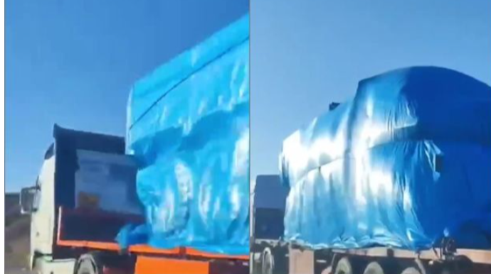 İrandan Ermənistana hərbi texnika daşınır  - VİDEO