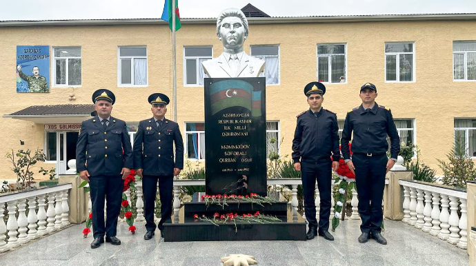 Milli Qəhrəmanın xatirəsi yad edilib - FOTO