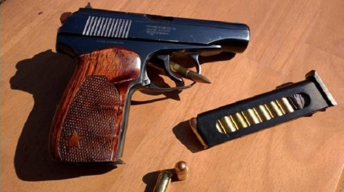 Şirvanda tutulan şəxsdən tapança aşkarlandı 