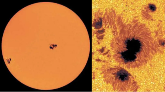Günəşdəki "ləkə"lər yoxa çıxıb - FOTO