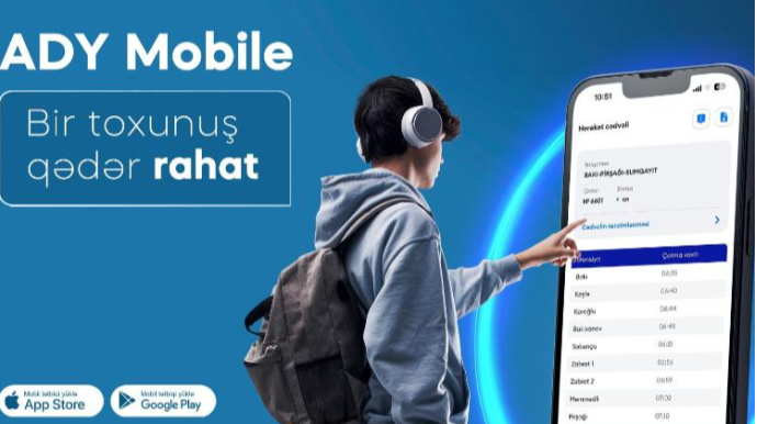 Azərbaycan Dəmir Yolları mobil tətbiqini istifadəyə verdi 