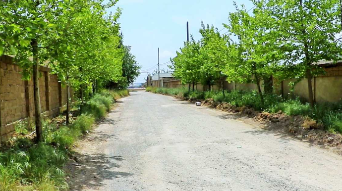 Bu yaşayış massivində yollar təmir edilir - FOTO - VİDEO