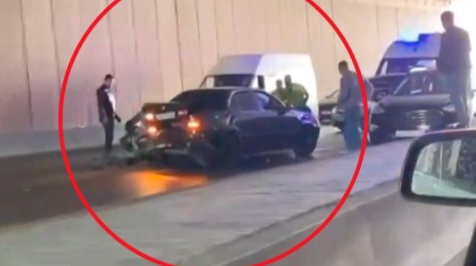 Bakıda tuneldə zəncirvari qəza -Üç avtomobil toqquşdu   - FOTO - VİDEO