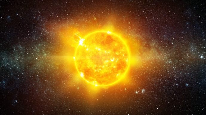 На Солнце произошла сильная вспышка