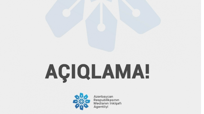 Sosial şəbəkələrdə saxta hesablardan edilən paylaşımlarla bağlı RƏSMİ AÇIQLAMA 