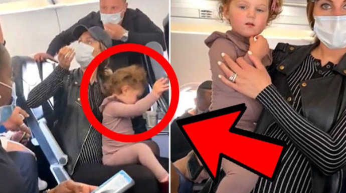 Körpə maska taxmadı,  hamilə qadın təyyarədən qovuldu - VİDEO 