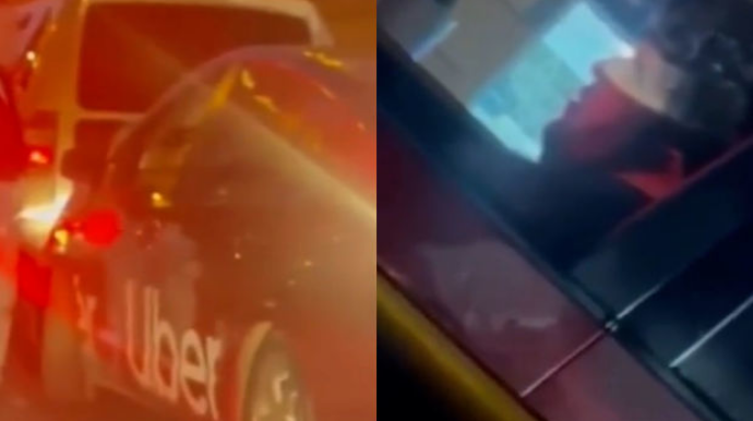 Уснувший за рулем водитель Prius совершил аварию  - ВИДЕО