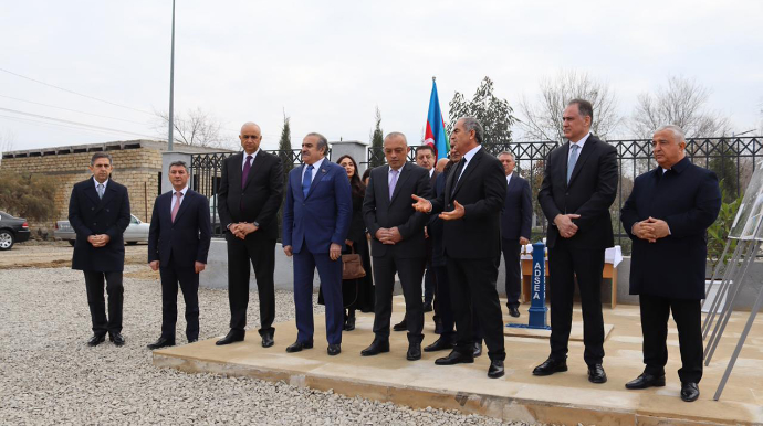 Daha bir qəsəbə içməli su ilə təmin olundu - FOTOLAR 