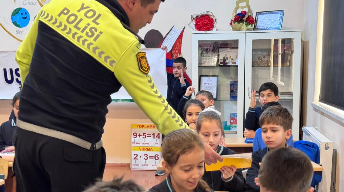 Qusarda “Diqqət, uşaqlar!” aylığı ilə əlaqədar tədbir keçirildi - FOTO