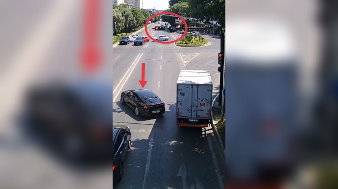 Svetoforla nişan arasındakı uyğunsuzluq sürücülərin cərimələnməsinə səbəb olur - VİDEO