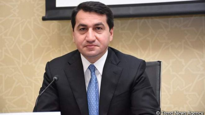 Hikmət Hacıyev Prezident İlham Əliyevin son səfərləri ilə bağlı paylaşım edib 