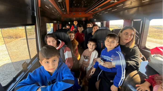 İlk köç karvanı Xocavəndə çatdı - FOTO - YENİLƏNİB