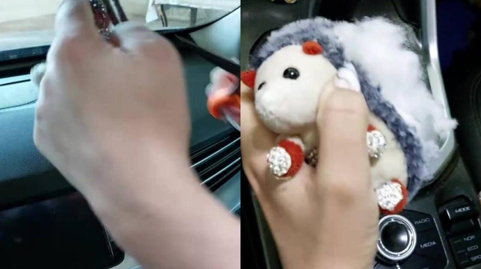 Bakıda maşından cadu tapıldı - VİDEO