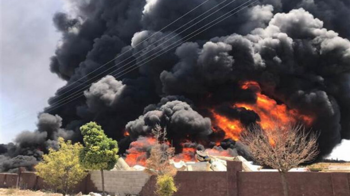 Türkiyədə gəmiqayırma anbarında yanğın baş verib