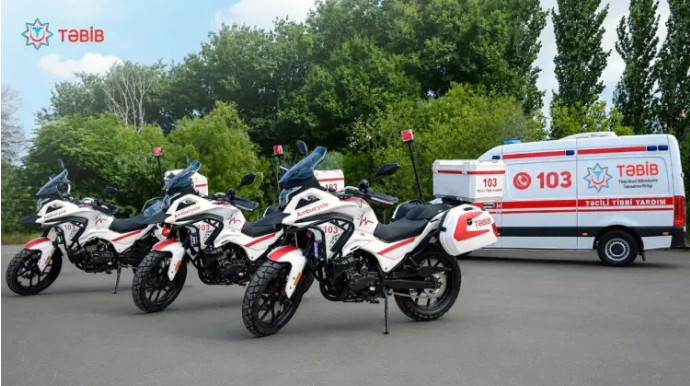 Motosikletlə təcili tibbi yardım - Yeni modelin üstünlükləri