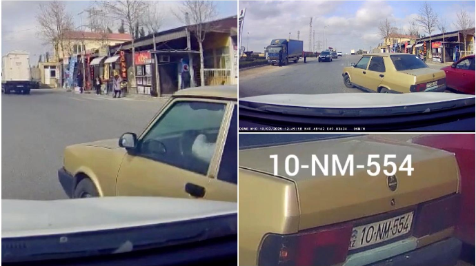 Bu qaydalara əməl etməməyin sonu qəzayla nəticələnir - Sürücülərin DİQQƏTİNƏ   - VİDEO