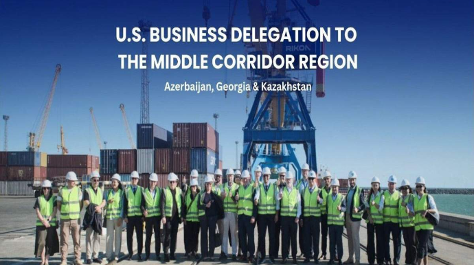 ABŞ-ın biznes nümayəndə heyətinin Orta Dəhliz regionuna səfəri başa çatıb - FOTO