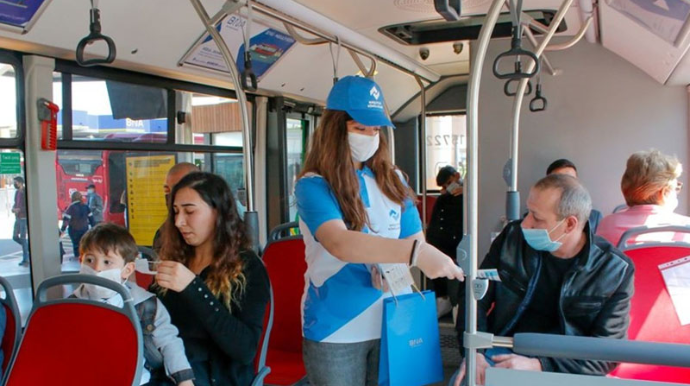 Vətəndaşlar özləri avtobuslarda tibbi maskadan istifadəyə nəzarət etməlidir - RƏY