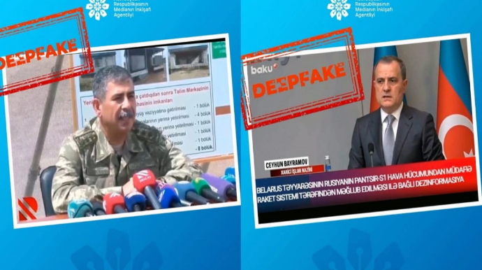 MEDİA:  Распространяемые от имени азербайджанских министров сообщения являются дипфейком