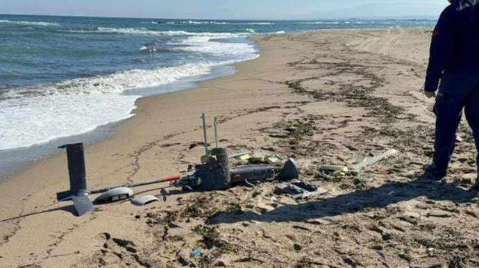 Türkiyədə sahildə PUA tapıldı - FOTOLAR