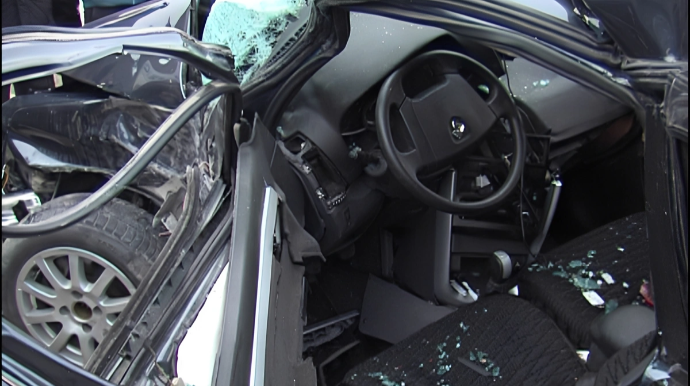 В Сумгайыте столкнулись два автомобиля: есть пострадавшие 