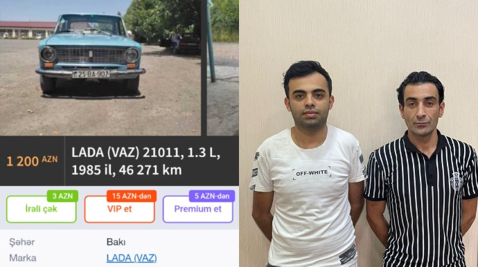 İnternetdə maşın almaq istəyənləri aldadan şəxslər həbs edildi  - FOTO