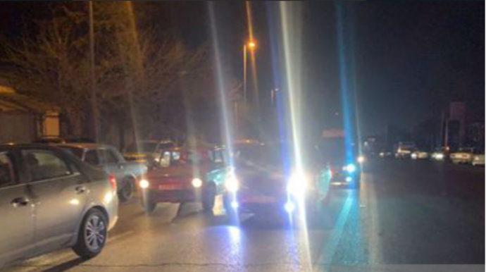 Bakıda piyadanı vuran sürücü hadisə yerindən yayınıb - FOTO 