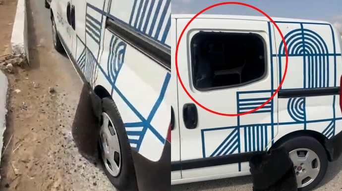 "Sədərək"dəki insidentdə dövlət agentliyinin maşınına da ZİYAN VURULUB  - VİDEO