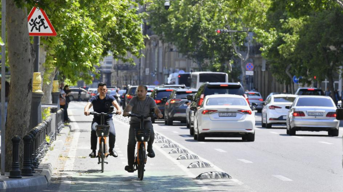 Bakının yol infrastrukturu velosiped və skuter sürmək üçün nə qədər uyğundur? – EKSPERT - FOTO