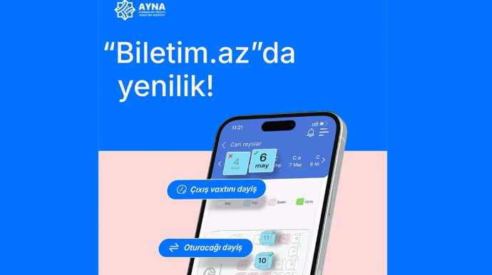 "Biletim.az" portalına yeni funksiya əlavə olunub 
