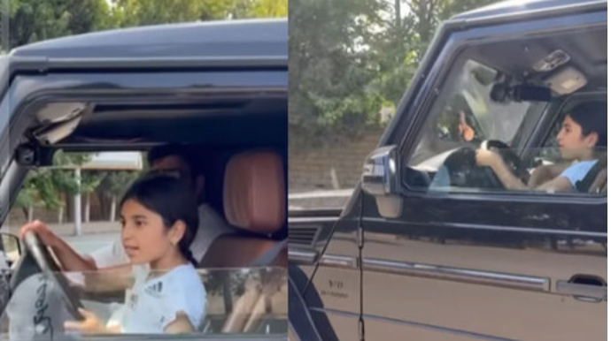 Kamil Zeynallının 10 yaşlı qızının maşın sürməsinə DİN-dən REAKSİYA - YENİLƏNİB + VİDEO 