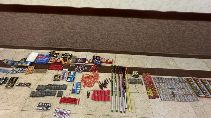 Goranboyda qanunsuz pirotexniki vasitələrin satışı aşkarlandı - FOTO