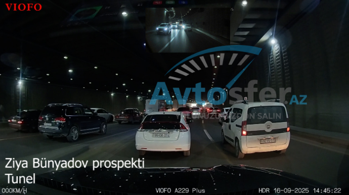 Ziya Məmmədovun Ziya Bünyadov prospektində tikdiyi biabırçı tunel - 4 zolaq 2 olur, həmişə tıxac var - VİDEO   