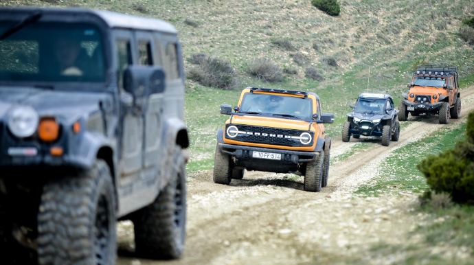 AAF yolsuzluq avtomobillərinin yürüşünü keçirdi  - FOTO - VİDEO