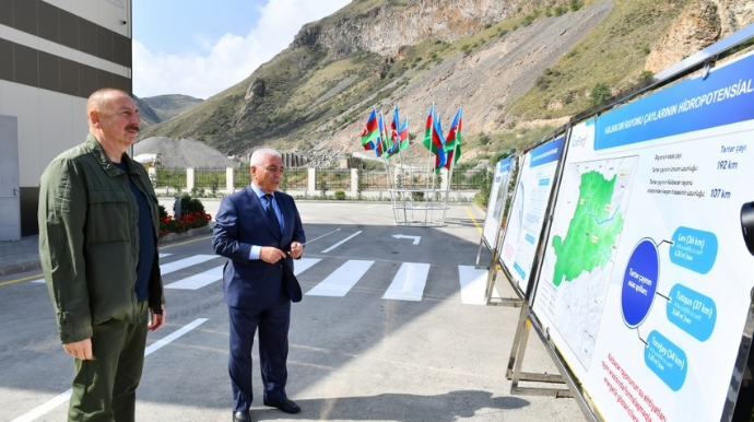 İlham Əliyev: Artıq dirçələn Laçın, Qarabağ, Şərqi Zəngəzur bizim gücümüzü göstərir 