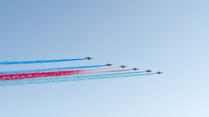 Azərbaycan qırıcıları İstanbul səmasında şou göstərdi   - YENİLƏNİB - VİDEO - FOTO